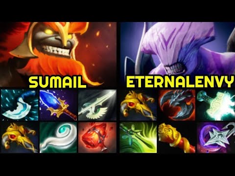 SUMAIL vs EternalEnvy - Hard Game vs Full Slotted Faceless Void 7.27 Dota 2