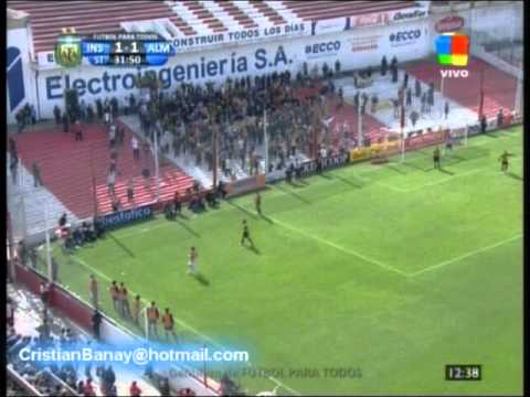Instituto 3 Almirante Brown 1 Torneo Nacional B 2011-12 Los goles (20/5/2012)