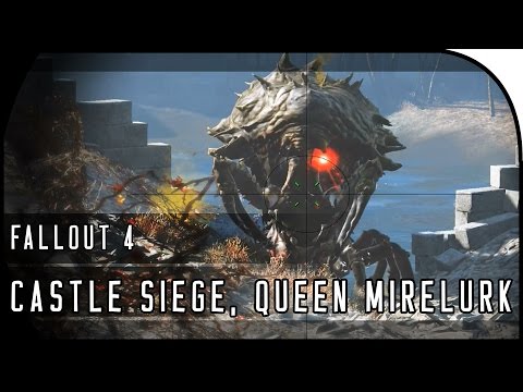 Fallout 4 Gameplay Walkthrough Part 17 – “ATTACKING THE CASTLE , QUEEN MIRELURK BOSS!!!”