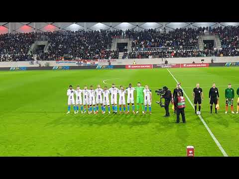 Ons Heemecht The National Anthem of Luxembourg at Stade de Luxembourg vs. Ireland 14.11.2021