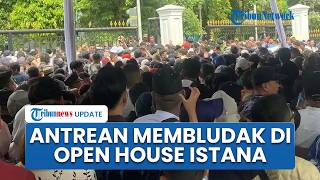 Antrean Mengular di Istana! Ribuan Warga Rela Berdesakan demi Open House Presiden Prabowo