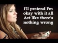 Kelly Clarkson - Cry (lyrics)