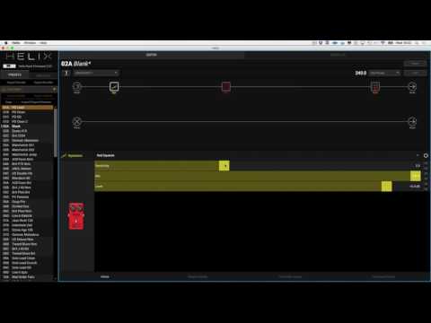 Using The Line 6 HELIX Editor To Quickly Create Guitar Tones