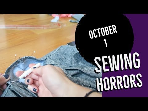 VLOGTOBER: Day 1 - "Sewing Horrors"