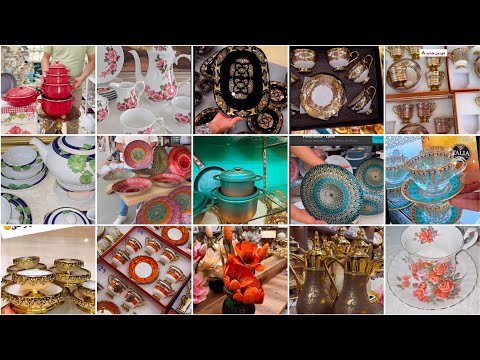 72 Pieces Imported Black Marble Dinner Set OMS Die Cast Cookware Set Made Turkish Glass Bowls #vlog 