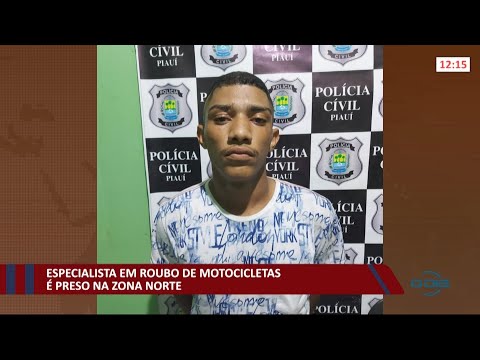 Especialista em roubo de motocicletas é preso na zona norte 19 04 2021