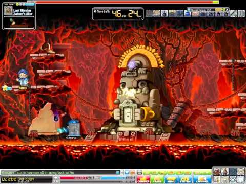 MapleStory Europe: Level 200 Dark Knight Zakum Solo (Post Jump)