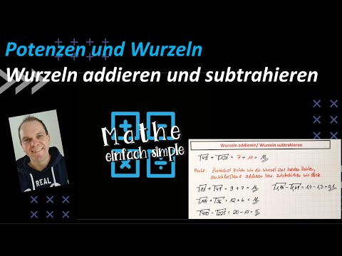 Wurzeln addieren & subtrahieren / verschiedene Beispiele/ leicht erklärt/ mathe einfach simple
