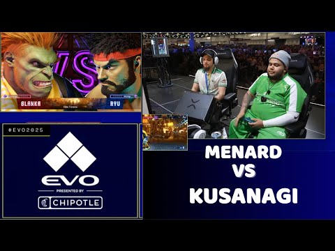 SF6 EVO 2025 POOLS - MenaRD (Blanka) vs Kusanagi (Ryu)