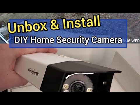 Unbox & DIY Install New Security Camera - Reolink Duo 3 PoE, NVR & Switch