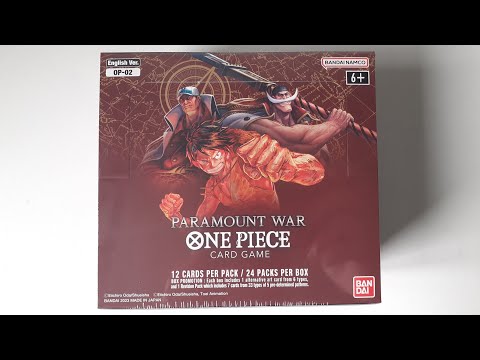 One Piece: Paramount War Booster Box Opening!! (pt.1)