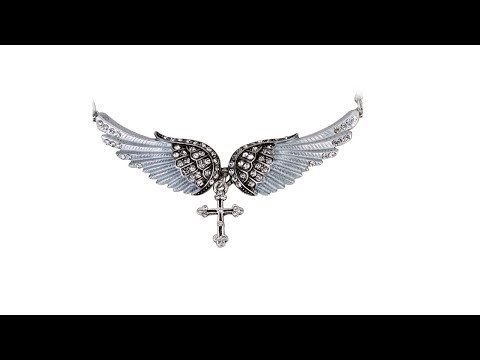 Wideo - Naszyjnik AC-2272 - Srebrny
