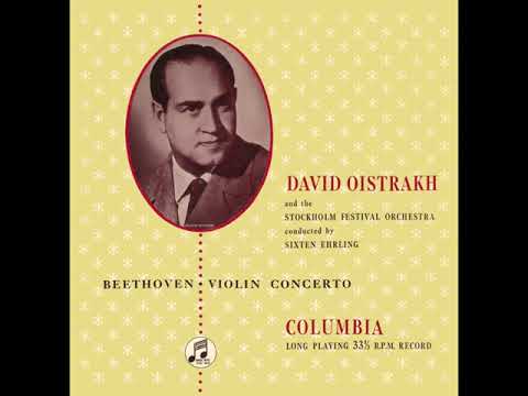 Beethoven: Violin Concerto in D major, Op. 61 - David Oistrakh, Sixten Ehrling, Stockholm Festival