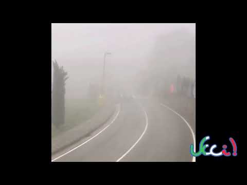 CIRT - Ingresso a Radicofani con la nebbia Andreucci -Briani ŠKODA Fabia Rally2