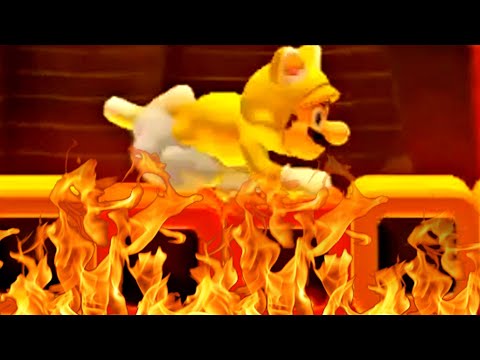 Super Mario Maker 2 🔧 W4-4 Lava Lake Castle 🔧 Tsuyoi