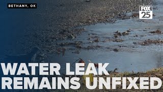 Some Bethany residents frustrated as water leak remains unfixed since November 2024