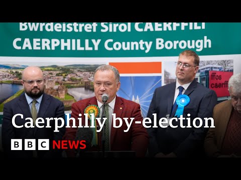 Video | Plaid Cymru makes history winning Welsh parliament by-election in Caerphilly | BBC News