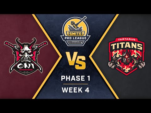SMITE Pro League Phase 1 Week 4 Oni Warriors vs Tartarus Titans