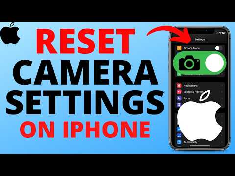 How To Reset iPhone Camera To Default Settings - 2025