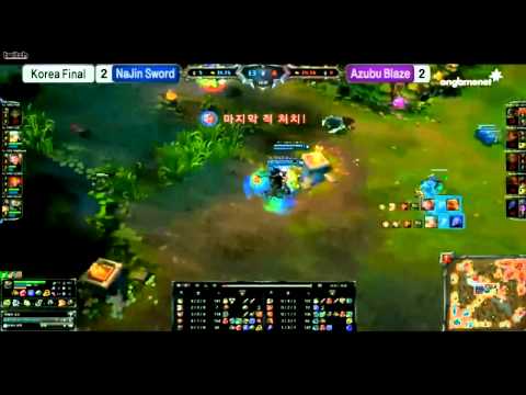 Teamfight Najin Sword vs Azubu Blaze