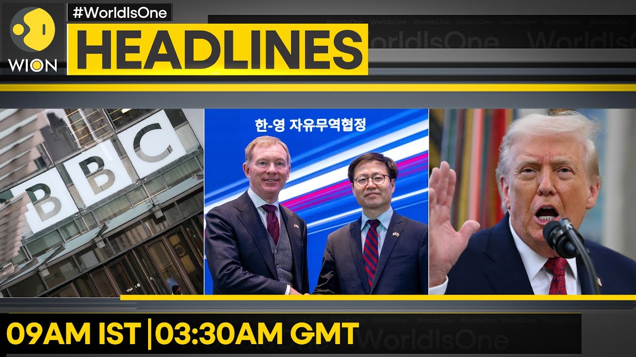 UK, South Korea Ink Trade Pact | Trump Sues BBC For $5 Billion | WION Headlines