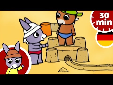 🏖️ Trotro am Strand macht eine Sandburg! 🏖️ | Cartoon für Baby