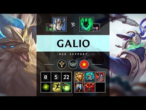 Galio Support vs Thresh - VN Challenger Patch 25.20