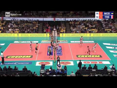 DIATEC TRENTINO VS LEO SHOES MODENA ITALIAN SUPERLIGA HIGHLIGHTS