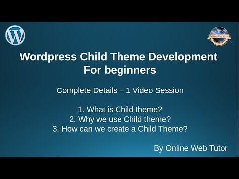 Wordpress Child Theme Development for beginners in HINDI | Complete details about Child themes