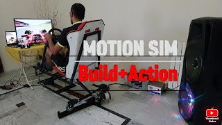 I built a 2dof + traction loss motion simulator arduino project with 12v car windows wipers motors