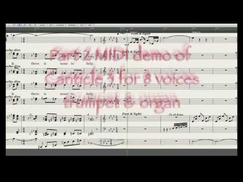Part 2 of Michael Maxwell Steer's Canticle 3, 'Prophets'. MIDIvideoscore