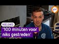 Supporters van de Graafschap kijken naar de wedstrijd tegen Jong Ajax