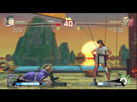 SSF4: Skatan (Sakura) VS Sensei Ghost (Boxer)