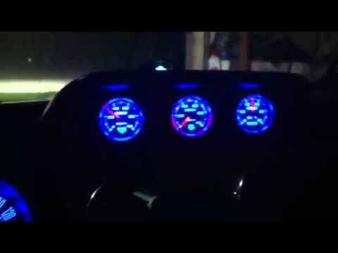 Mustang setup with Autometer gauges
