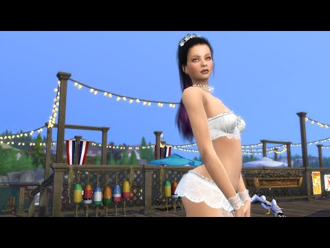sims game alpha cc download dyed-hair female Claribel Mendoza by Bonita100 Game Video Preview
