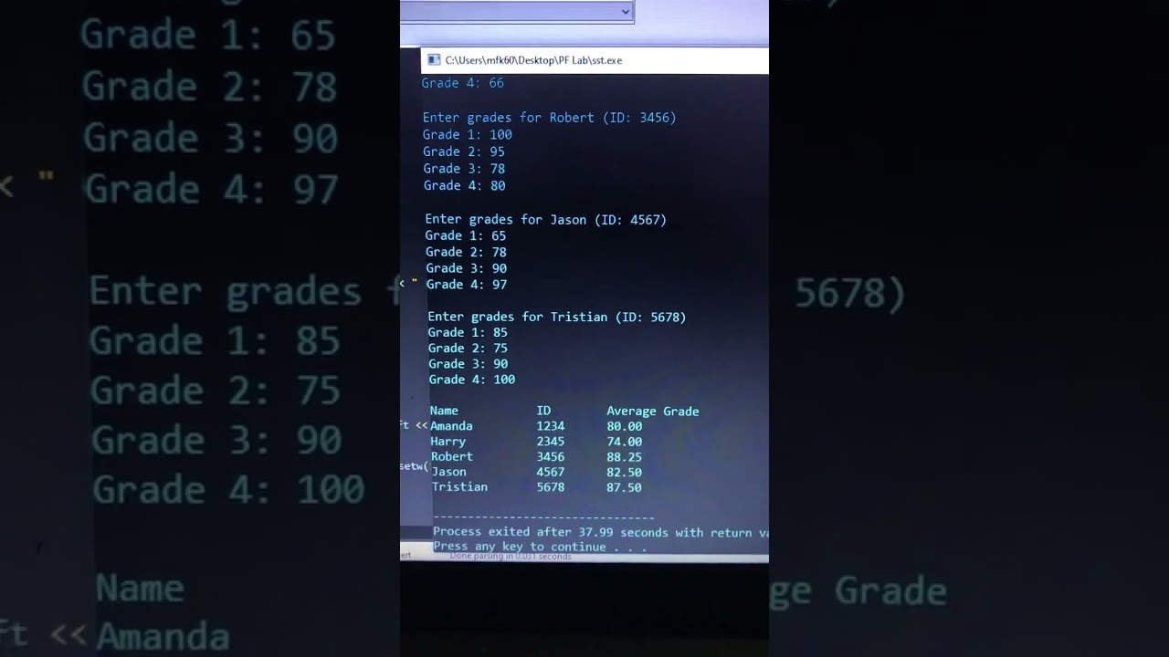 grades print c++#coders #codemasters #codingninja #coderstokyo #codelife #codinglife #code #coding