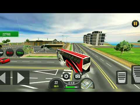 Uphill offroad bus driving sim 2022
