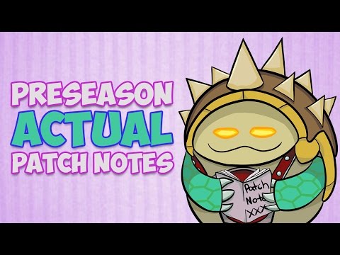 Tatsächliche Patchnotes der Vorsaison