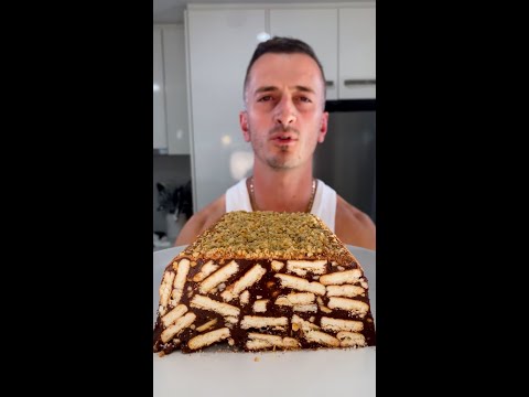 Mosaiko Recipe (NO BAKE!) Greek Chocolate Biscuit Dessert