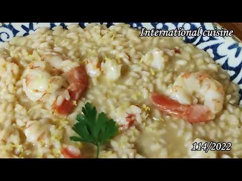 Come fare un risotto a i Gamberi e Limone strepitoso ( Subtitles ) @ChefJasonznc
