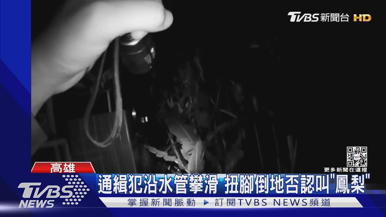賊星該敗!毒品通緝犯「鳳梨」 躲警從3樓跳躍扭腳