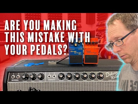 Are you making this mistake with Distortion & Overdrive pedals?