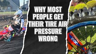Why people get their dirt bike air pressure wrong in motocross