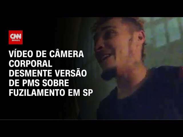 Câmera corporal desmente PMs sobre morte de homem em SP | CNN PRIME TIME