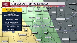 #EnVivo | Una línea de tormentas severas se aproxima  a Dallas - Fort Worth