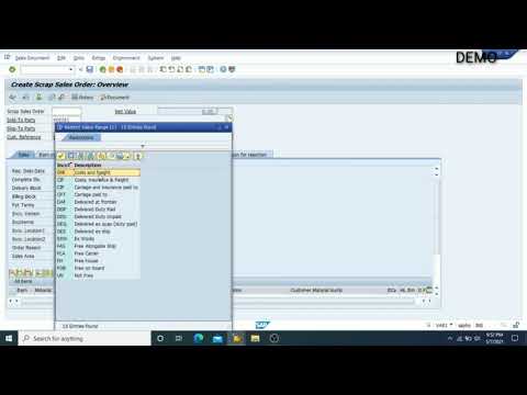 Sap Sales Order Tcode