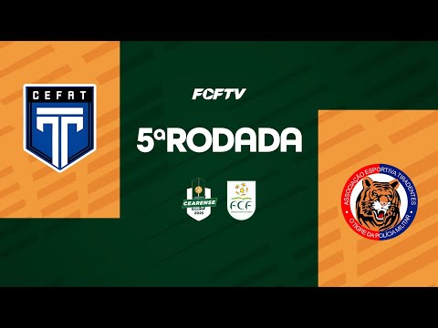 CEARENSE SUB 17 - 2025 | 1ª FASE - 5ª RODADA | TIROL 6 X 0 TIRADENTES  | 13/06/2025