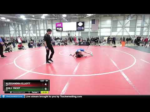 59 Lbs Champ. Round 2 - Alessandra Elliott, NY Vs Emily Frost, NY 4a0a