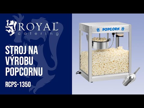 Video - Stroj na výrobu popcornu - nerezová oceľ