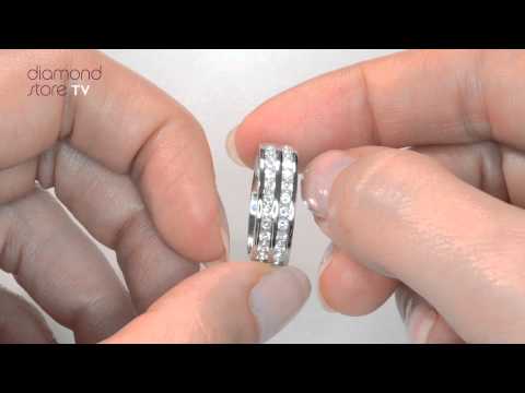 HG38 - Lucy 2ct Diamond Full Eternity Ring In Platinum